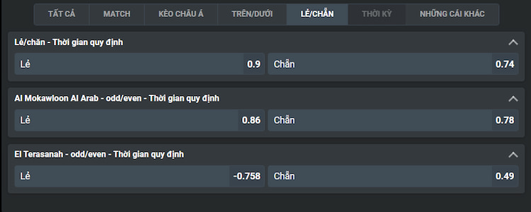 Kinh nghiệm cược lẻ chẵn