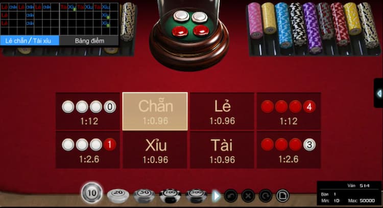 Chọn chiến thuật chơi xóc đĩa